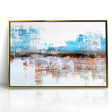 Modern Strokes and Lines Abstract Art - Geometric Line Canvas Print