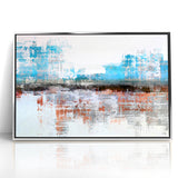 Modern Strokes and Lines Abstract Art - Geometric Line Canvas Print