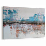 Modern Strokes and Lines Abstract Art - Geometric Line Canvas Print