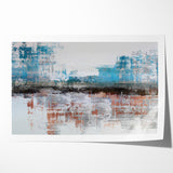 Modern Strokes and Lines Abstract Art - Geometric Line Canvas Print