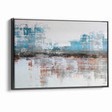 Modern Strokes and Lines Abstract Art - Geometric Line Canvas Print