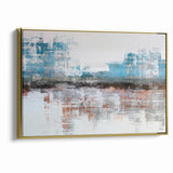 Modern Strokes and Lines Abstract Art - Geometric Line Canvas Print