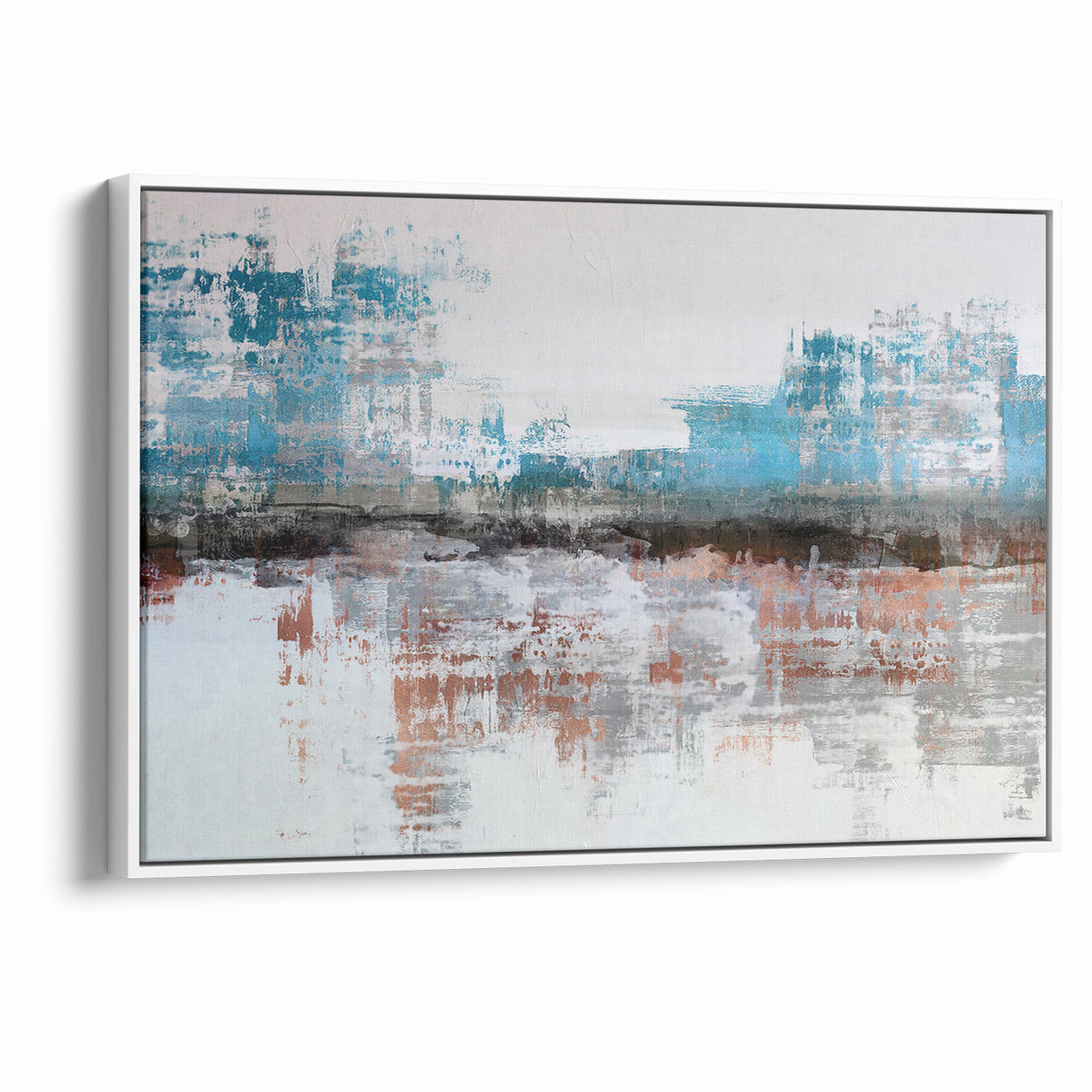 Modern Strokes and Lines Abstract Art - Geometric Line Canvas Print