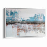 Modern Strokes and Lines Abstract Art - Geometric Line Canvas Print