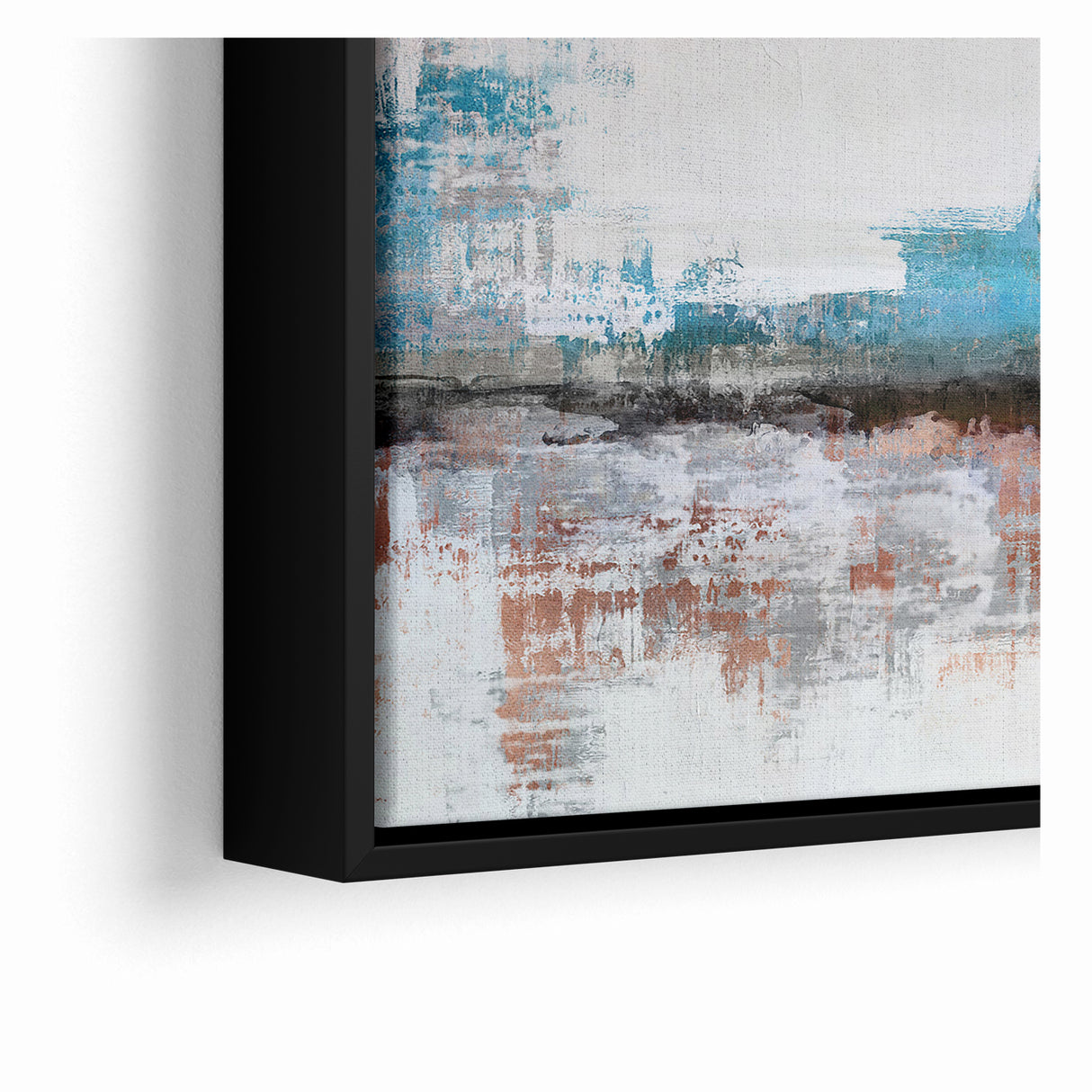 Modern Strokes and Lines Abstract Art - Geometric Line Canvas Print