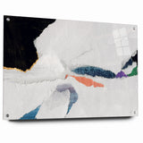 Colorful Strokes and Lines Abstract Art - Modern Geometric Canvas