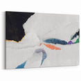 Colorful Strokes and Lines Abstract Art - Modern Geometric Canvas