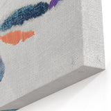 Colorful Strokes and Lines Abstract Art - Modern Geometric Canvas