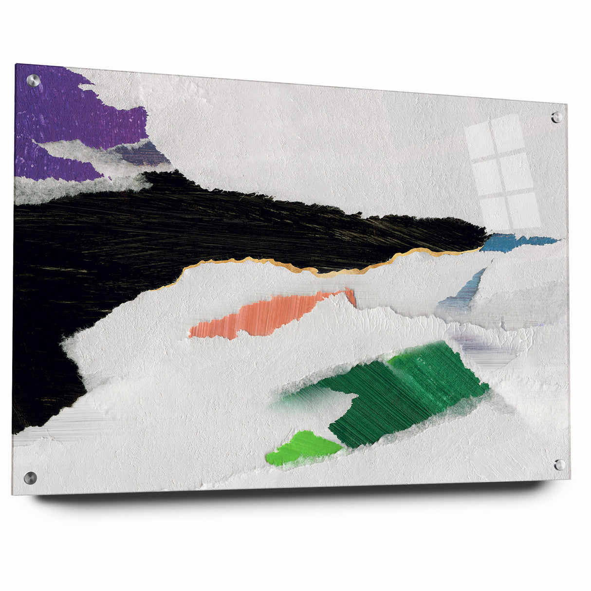 Vibrant Strokes and Lines Abstract Art - Modern Geometric Canvas