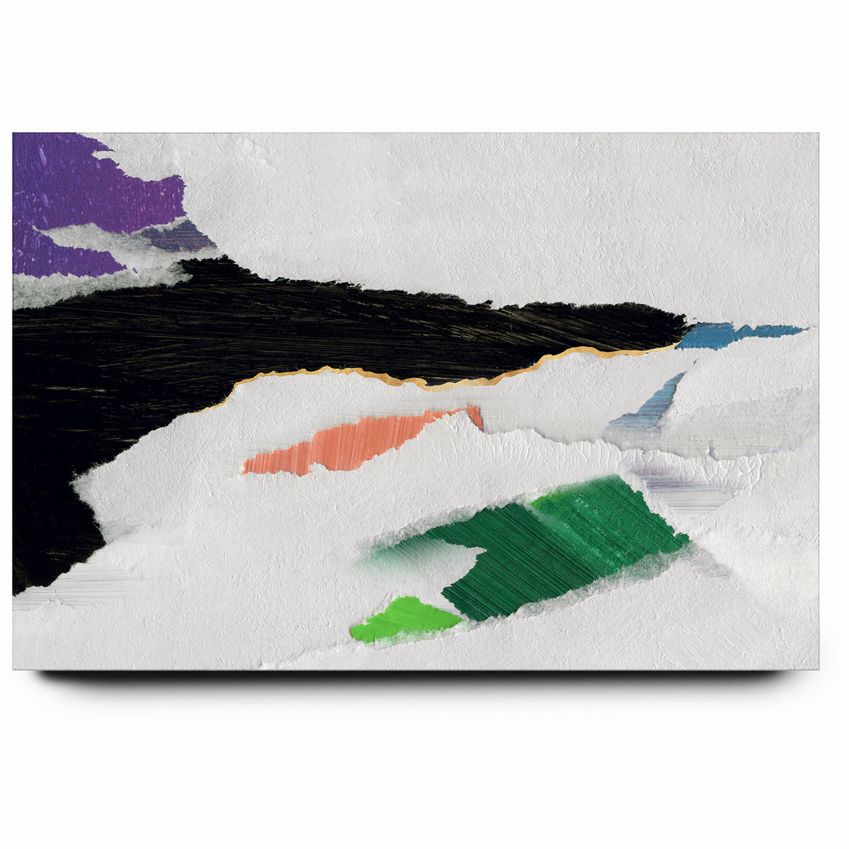 Vibrant Strokes and Lines Abstract Art - Modern Geometric Canvas