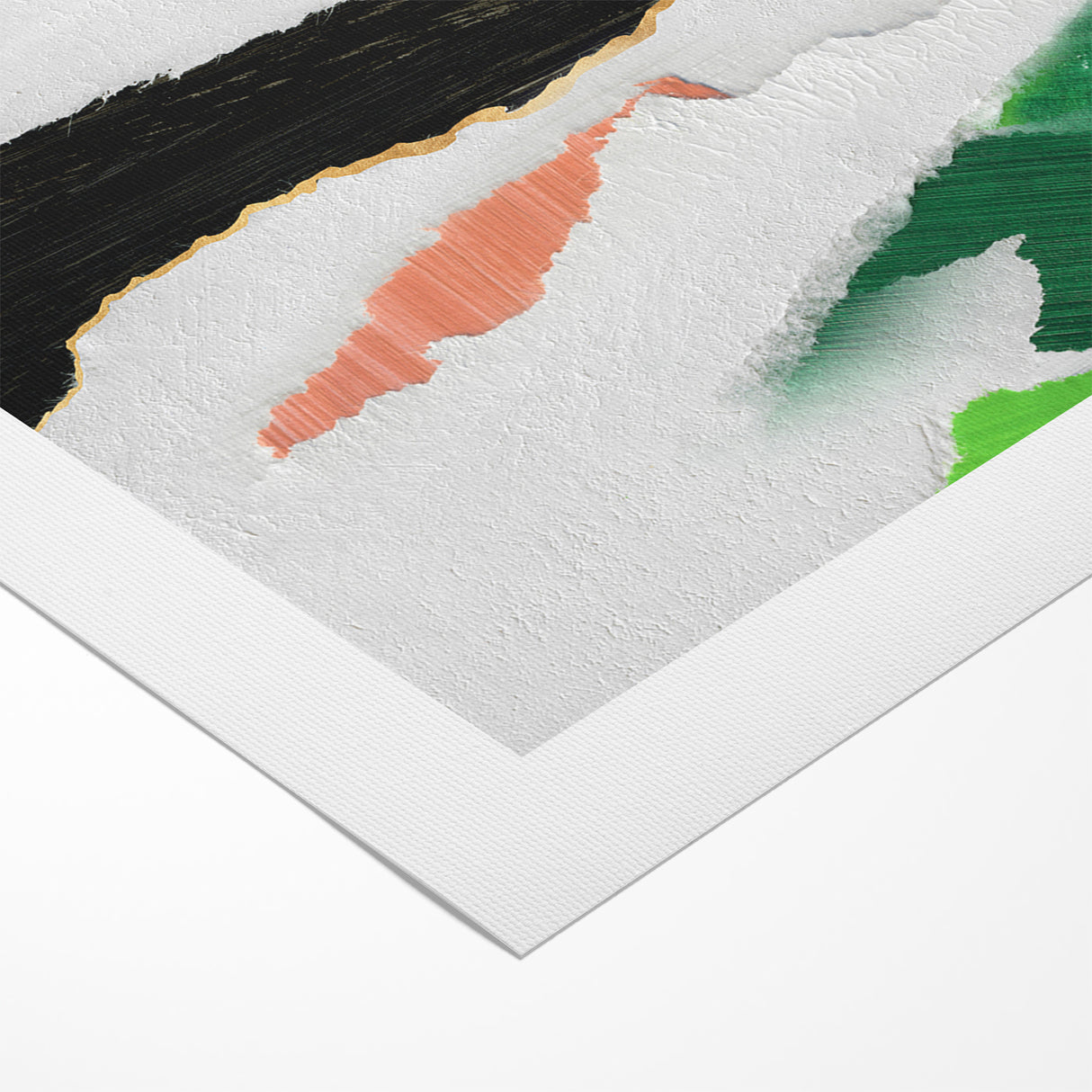 Vibrant Strokes and Lines Abstract Art - Modern Geometric Canvas