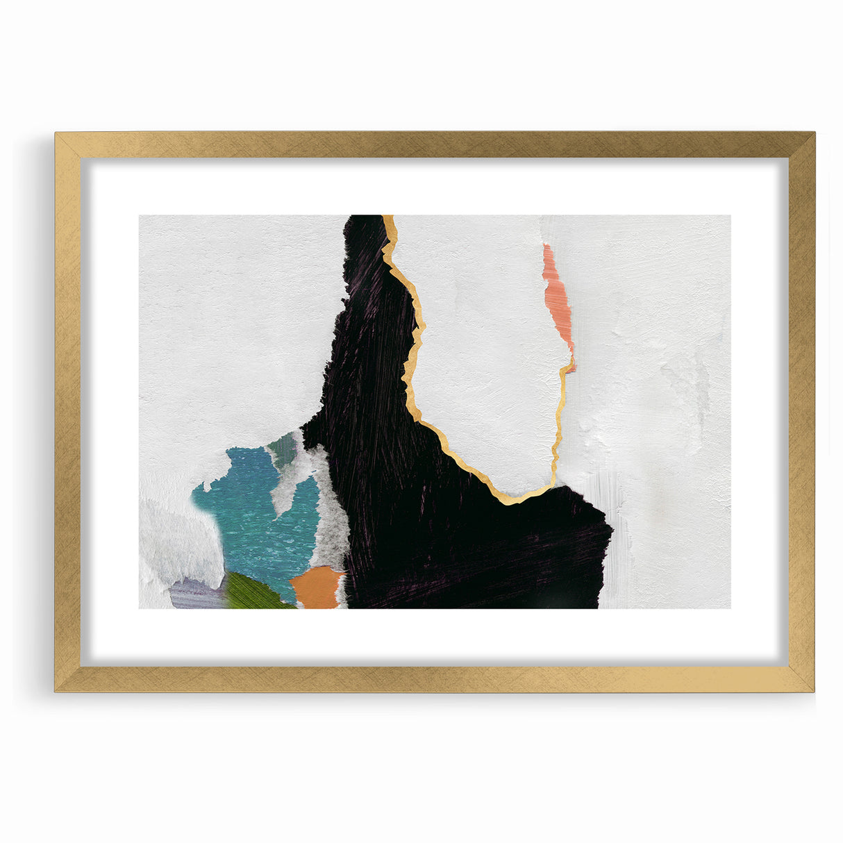 Elegant Strokes and Lines Abstract Art - Modern Minimalist Canvas