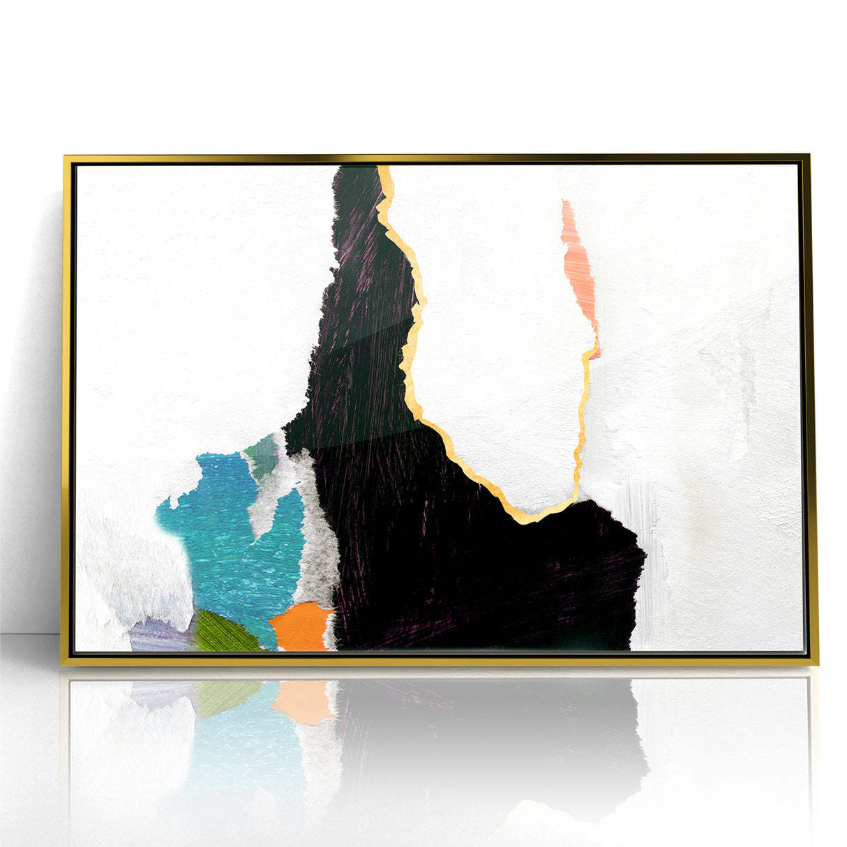 Elegant Strokes and Lines Abstract Art - Modern Minimalist Canvas