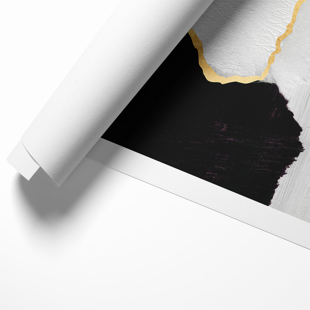 Elegant Strokes and Lines Abstract Art - Modern Minimalist Canvas