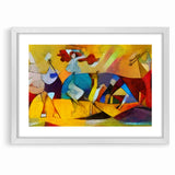 Vibrant Abstract Expressionist Art Canvas - Colorful Expressionist Painting