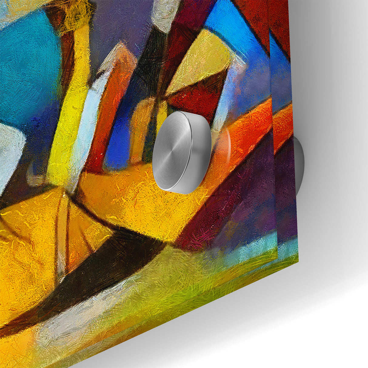 Vibrant Abstract Expressionist Art Canvas - Colorful Expressionist Painting