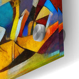 Vibrant Abstract Expressionist Art Canvas - Colorful Expressionist Painting