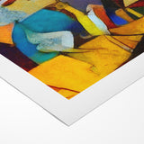 Vibrant Abstract Expressionist Art Canvas - Colorful Expressionist Painting