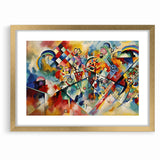 Vivid Abstract Expressionist Canvas Wall Art