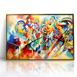 Vivid Abstract Expressionist Canvas Wall Art