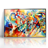 Vivid Abstract Expressionist Canvas Wall Art