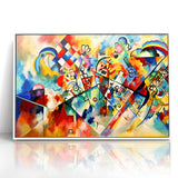 Vivid Abstract Expressionist Canvas Wall Art