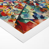Vivid Abstract Expressionist Canvas Wall Art