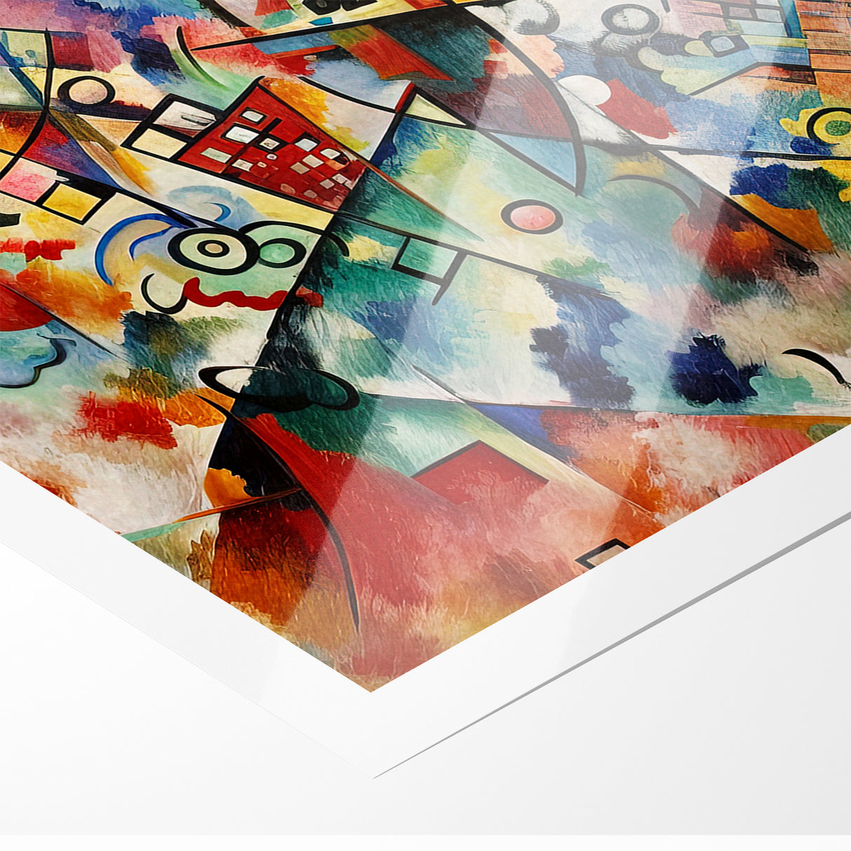 Vivid Abstract Expressionist Canvas Wall Art