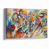 Vivid Abstract Expressionist Canvas Wall Art