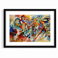 Vivid Abstract Expressionist Canvas Wall Art