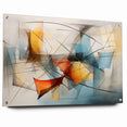 Fluid Abstract Expressionist Canvas Wall Art