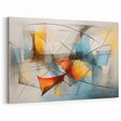 Fluid Abstract Expressionist Canvas Wall Art