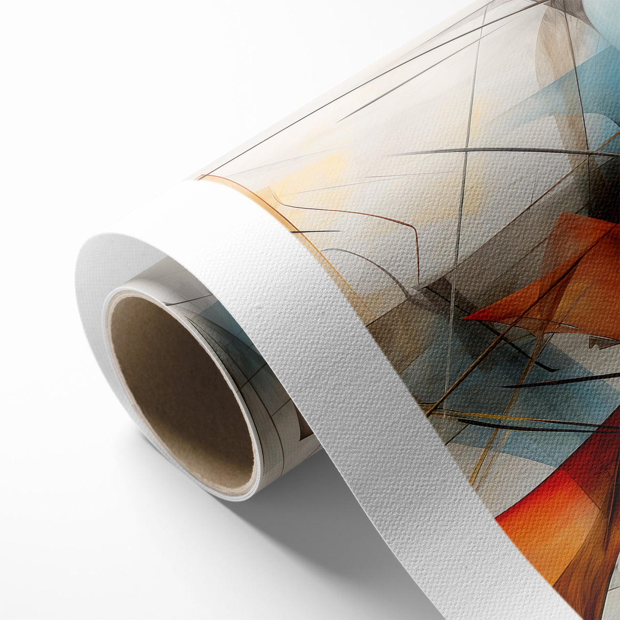 Fluid Abstract Expressionist Canvas Wall Art