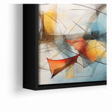 Fluid Abstract Expressionist Canvas Wall Art