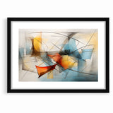 Fluid Abstract Expressionist Canvas Wall Art