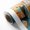 Abstract Expressionist Geometric Canvas Wall Art
