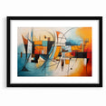Abstract Expressionist Geometric Canvas Wall Art
