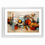 Modern Geometric Abstract Expressionist Canvas Wall Art