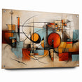 Modern Geometric Abstract Expressionist Canvas Wall Art