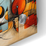 Modern Geometric Abstract Expressionist Canvas Wall Art