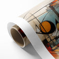 Modern Geometric Abstract Expressionist Canvas Wall Art