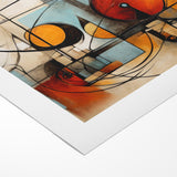 Modern Geometric Abstract Expressionist Canvas Wall Art