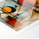 Modern Geometric Abstract Expressionist Canvas Wall Art