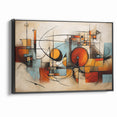 Modern Geometric Abstract Expressionist Canvas Wall Art