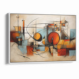 Modern Geometric Abstract Expressionist Canvas Wall Art