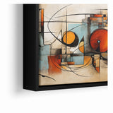 Modern Geometric Abstract Expressionist Canvas Wall Art
