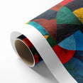 Vibrant Geometric Abstract Expressionist Canvas Wall Art