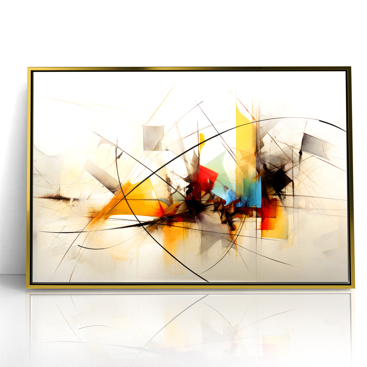 Dynamic Abstract Expressionist Canvas Wall Art