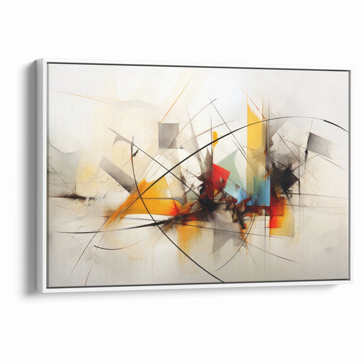 Dynamic Abstract Expressionist Canvas Wall Art