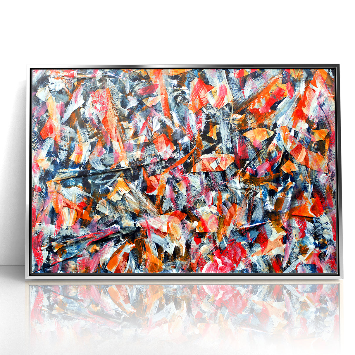 Textured Abstract Expressionist Canvas Wall Art